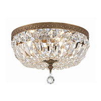 Rawson 3 Light 12 inch Brass Ceiling Mount Ceiling Light by 41ELIZABETH