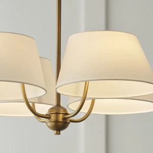 Welsley 4 Light 25.5 inch Aged Brass Chandelier Ceiling Light by Capital Lighting