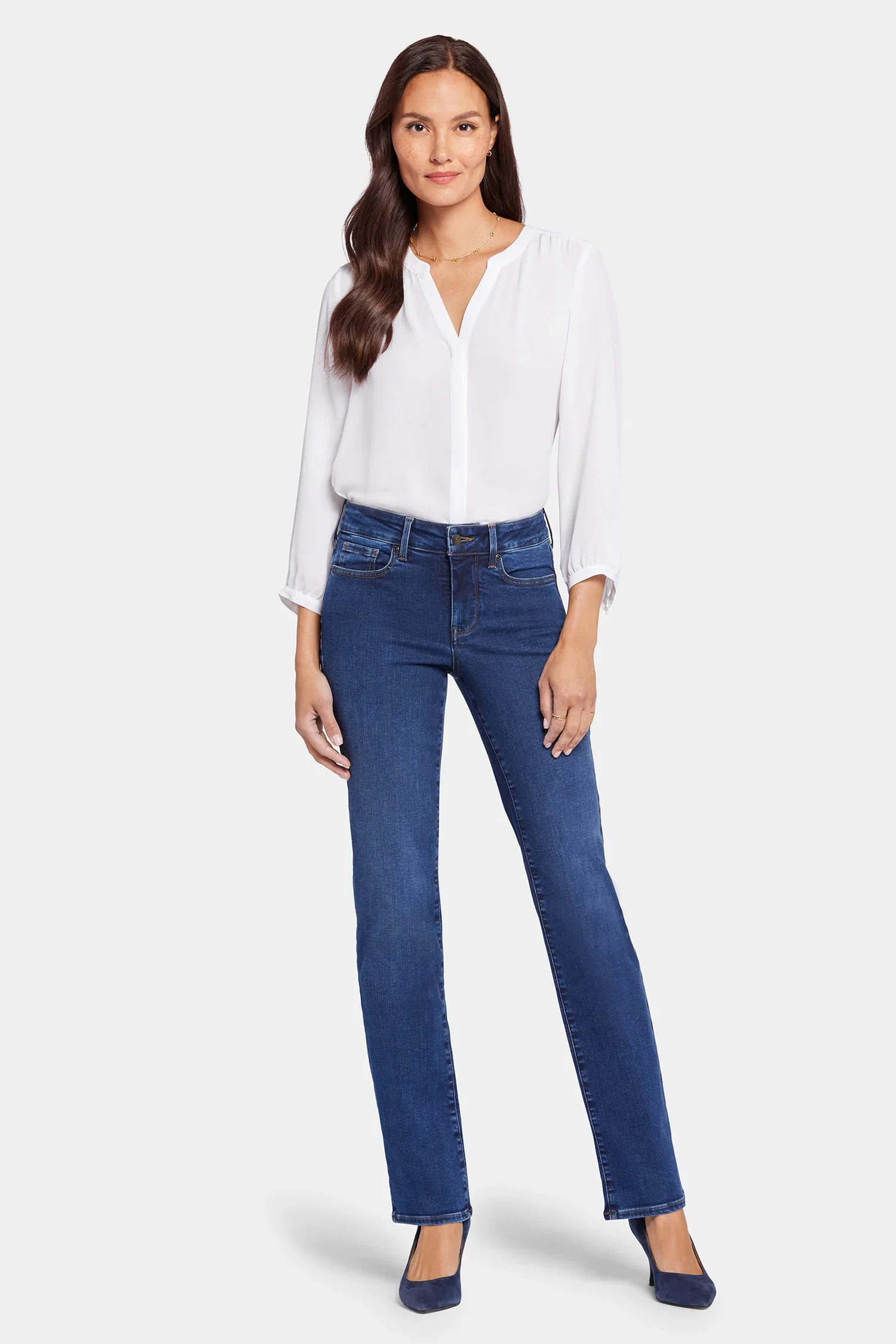 Image of Marilyn Straight Jeans - Cooper