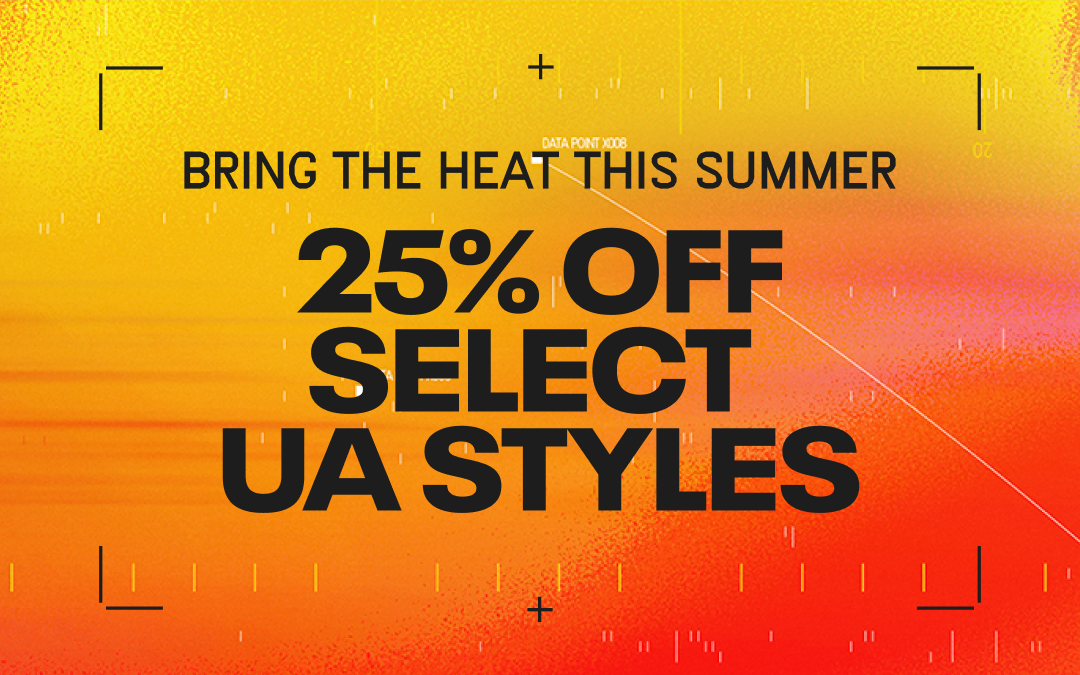 25% OFF SELECT UA STYLES