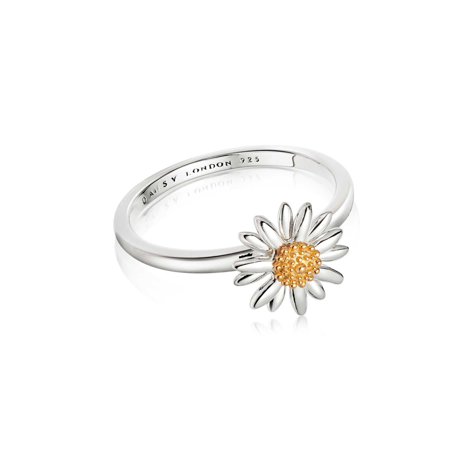 Image of English Daisy Ring Sterling Silver