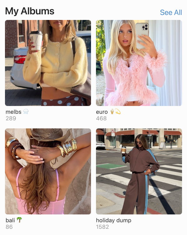 Back In Stock - Your Photo Album Inspo