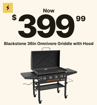 Blackstone 36in Omnivore Griddle with Hood Now $399.99