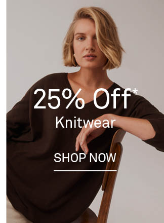 25% Off Knitwear