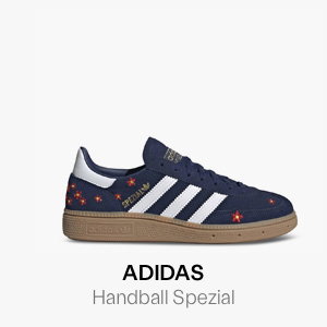 adidas Big Kid's Handball Spezial Floral Sneakers in Navy/White