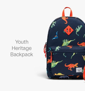 Herschel Supply Co. Youth Heritage Dino Backpack in Navy/Multi
