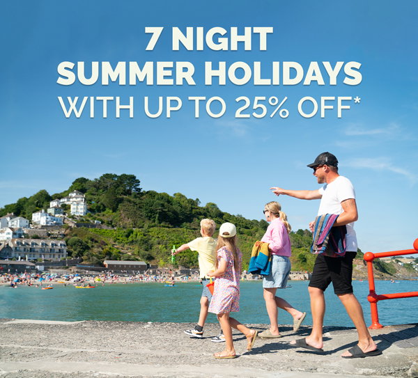 7 night summer holidays with up to 25% off*