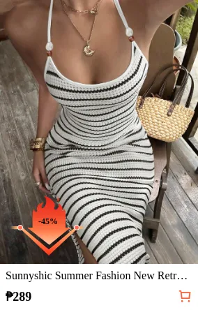 Sunnyshic Summer Fashion New Retro...