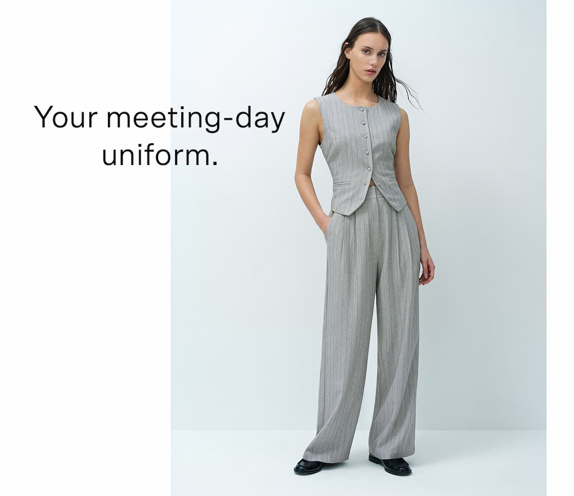 Enya Tailored Grey Pinstripe Waistcoat