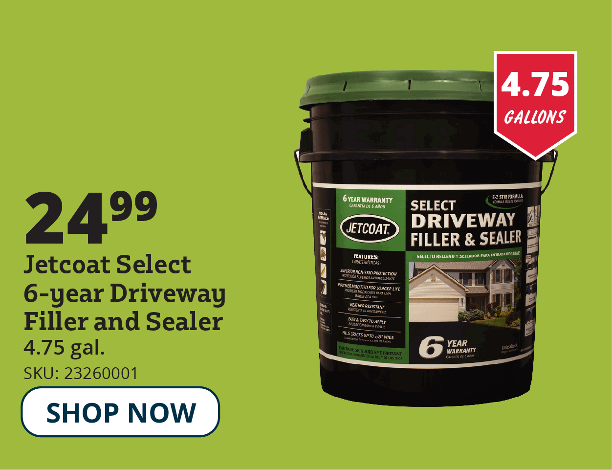 JETCOAT DRIVEWAY SEALER
