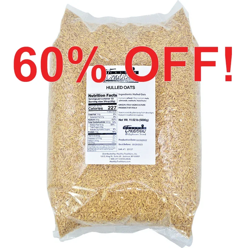 Image of Whole Grain Oat Groats – 5 kg. (11.02 lbs.) bag