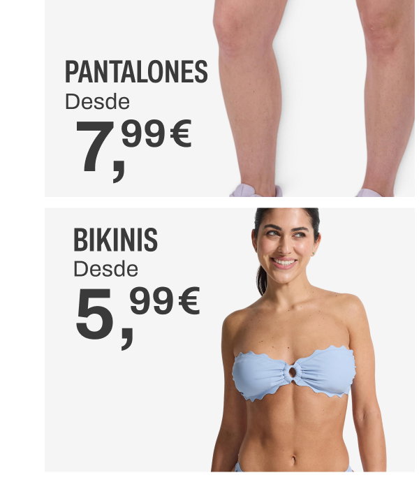 Bikinis desde 5,99€