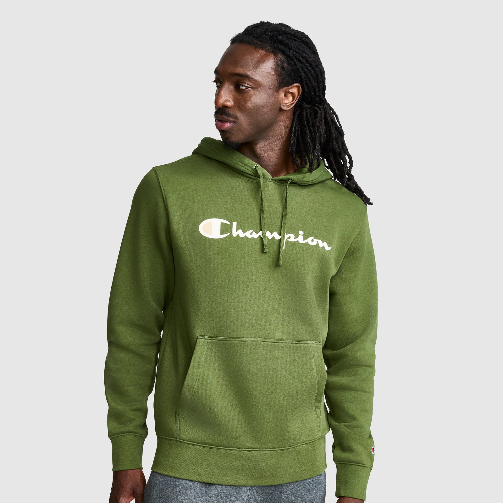 Image of Powerblend Hoodie, Full Script Logo