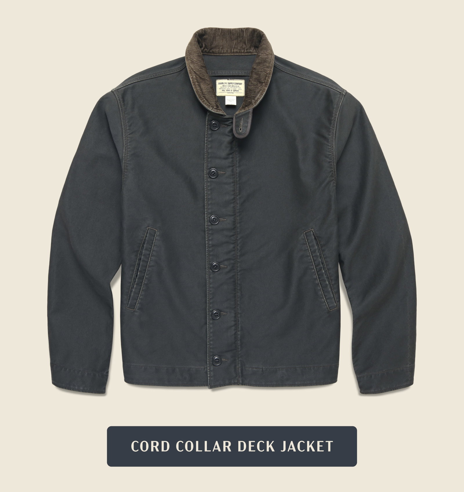 Cord Collar Deck Jacket