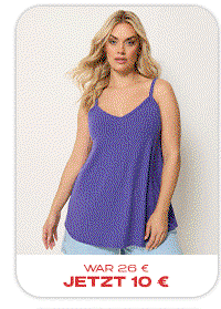 YOURS – Weites Trägershirt in Lila