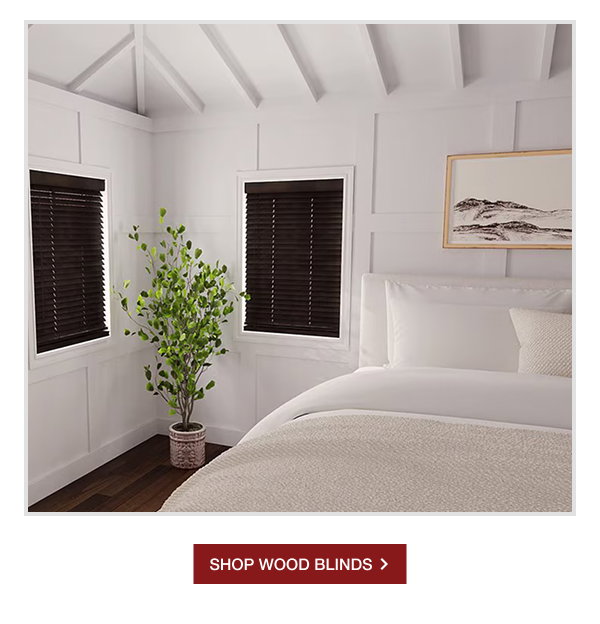 SHOP WOOD BLINDS >