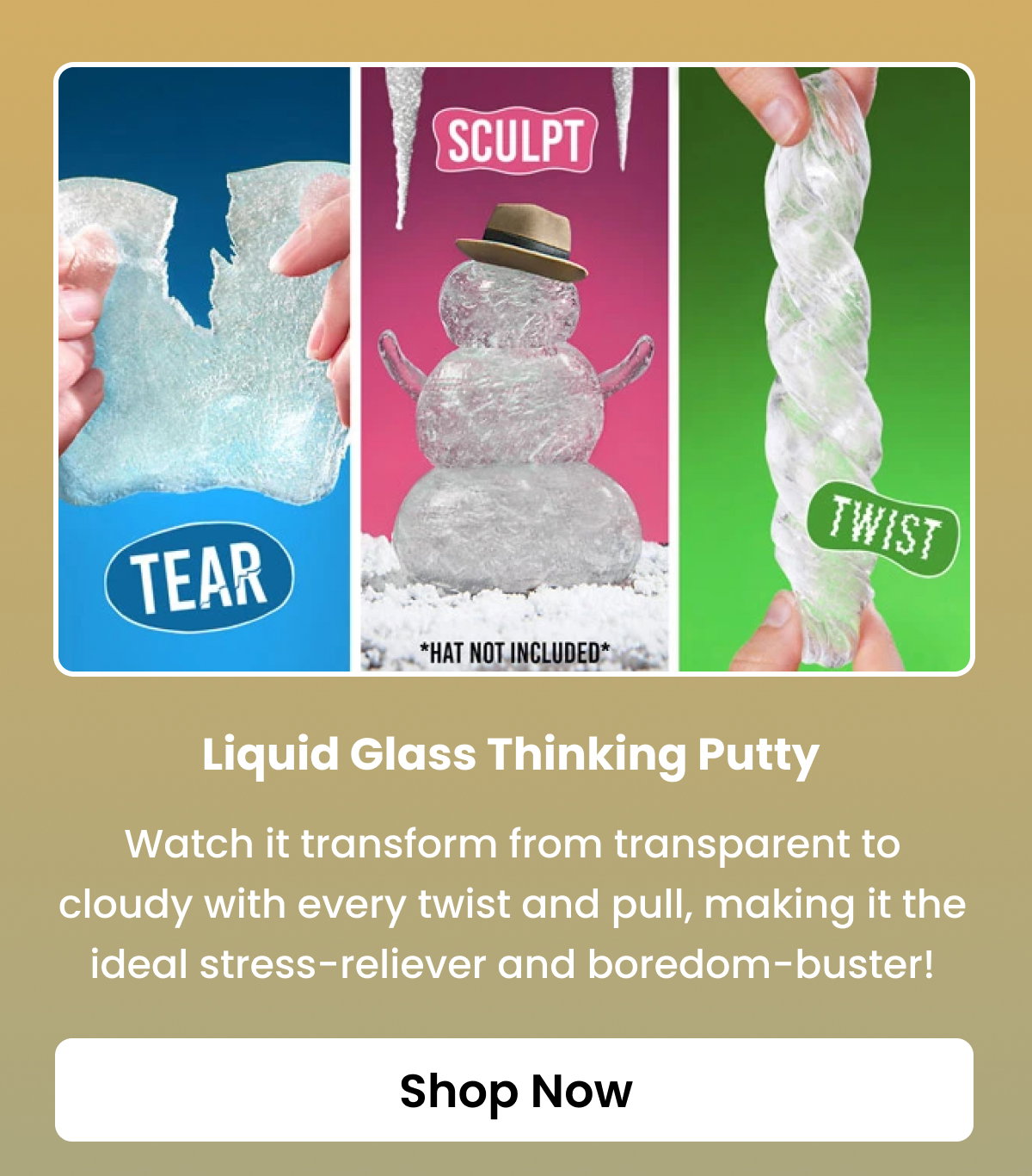 Liquid Glass Thinking Putty