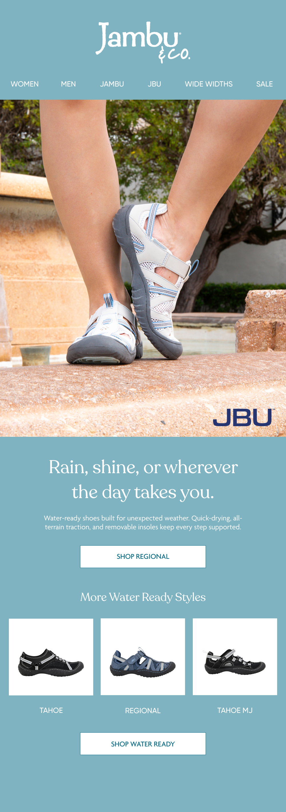 Water Ready Shoes to end the Summer Season