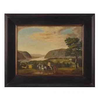 American School (19th Century) View on the Hudson