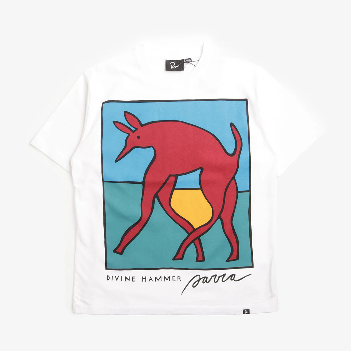 By Parra Bear Dog Hammer T-Shirt at Urban Industry