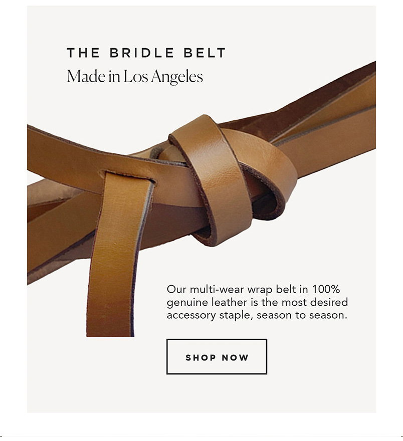 The Bridle Wrap Belt