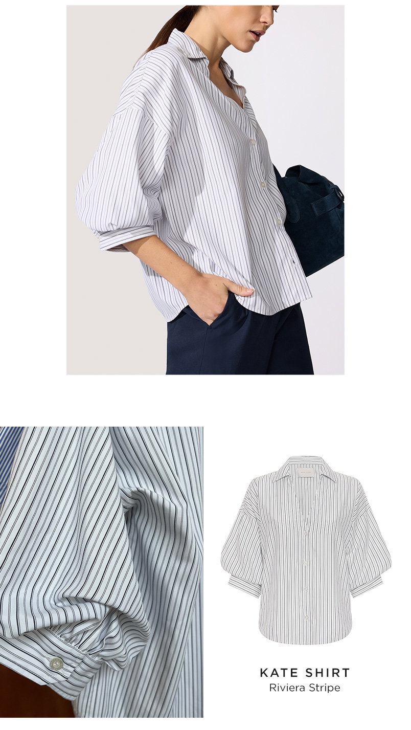 Kate Shirt in Riviera Stripe