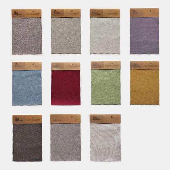 Curtarra free fabric swatches flat-lay