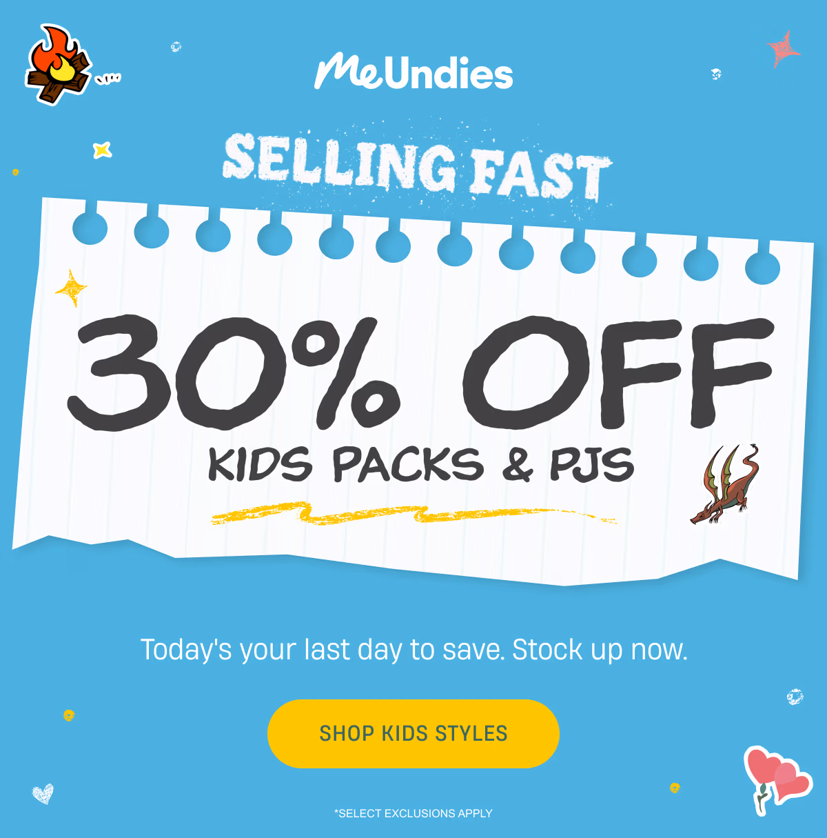 MeUndies | Selling Fast | 30% Off Kids Packs | Shop Kids Style