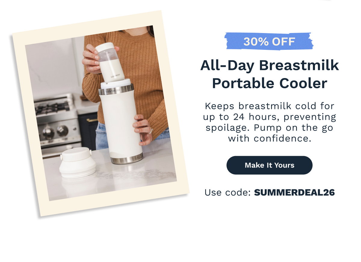 All-Day Breastmilk Portable Cooler 30% OFF | Make It Yours