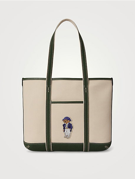 Small Bear Canvas Tote Bag
