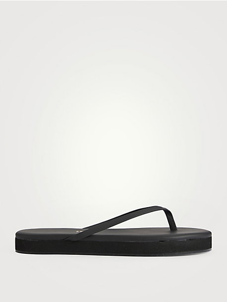 Lily Leather Platform Flip-Flops
