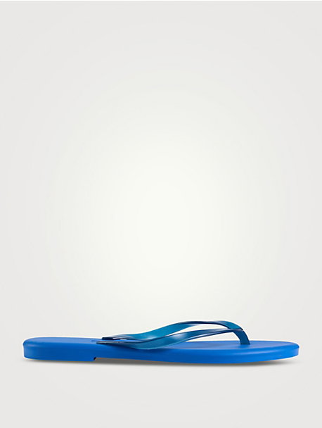 Aqua Jelly Flip-Flops