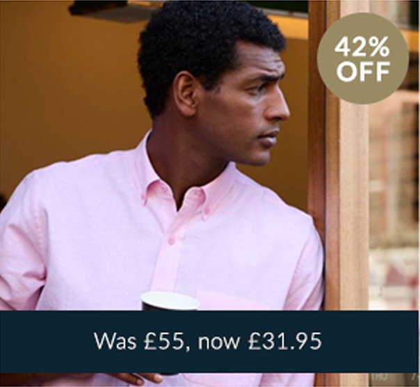 Shop Men's Pink Linen Cotton Classic Fit Button-Down Casual Shirt