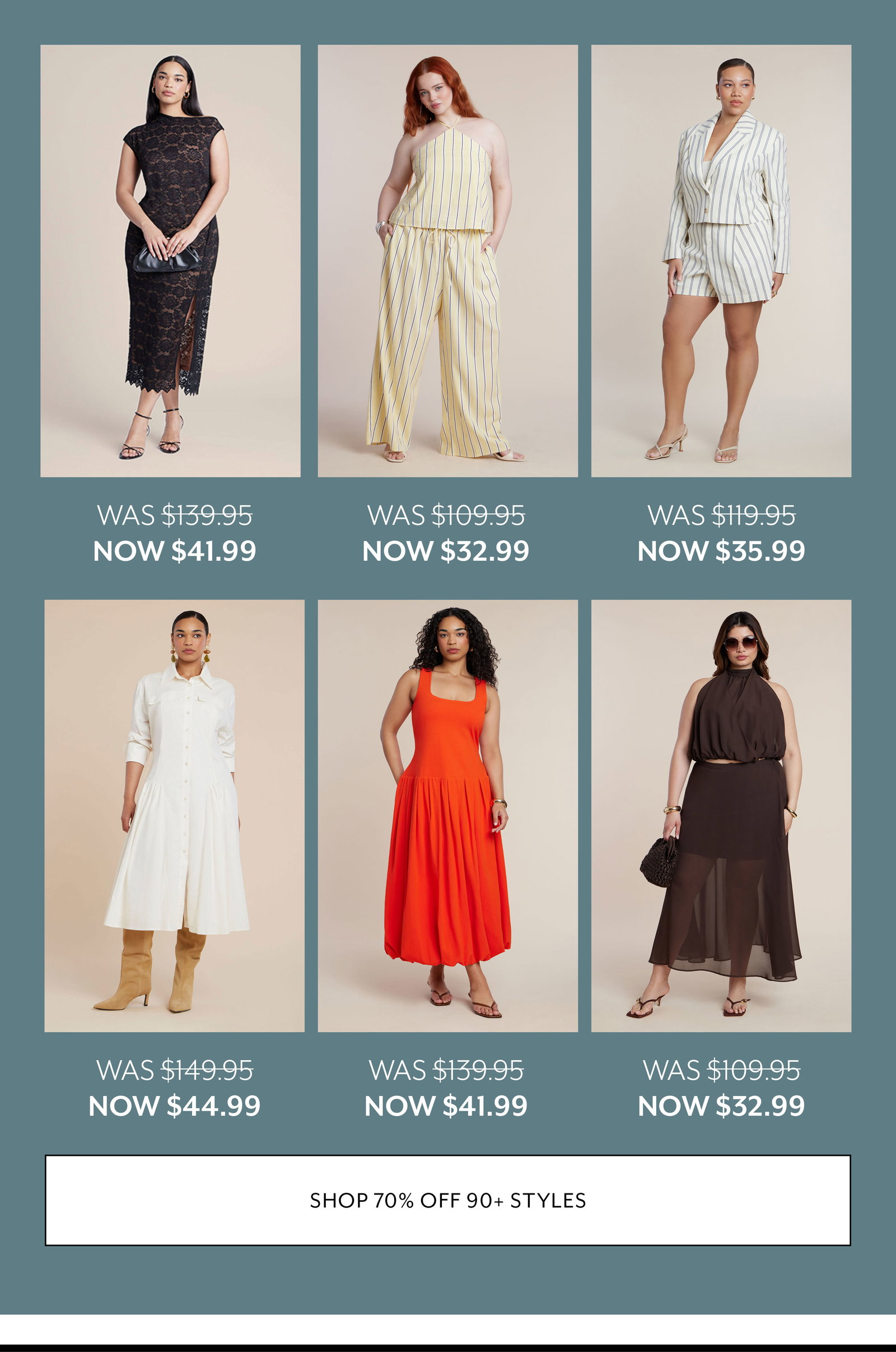 70% Off 90+ Styles