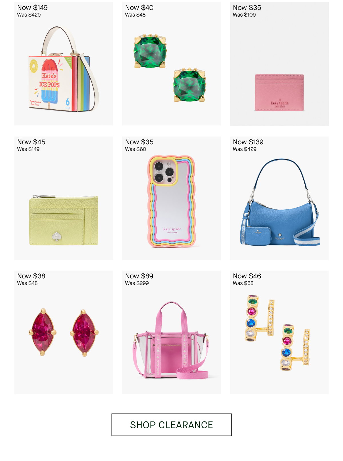 SHOP CLEARANCE