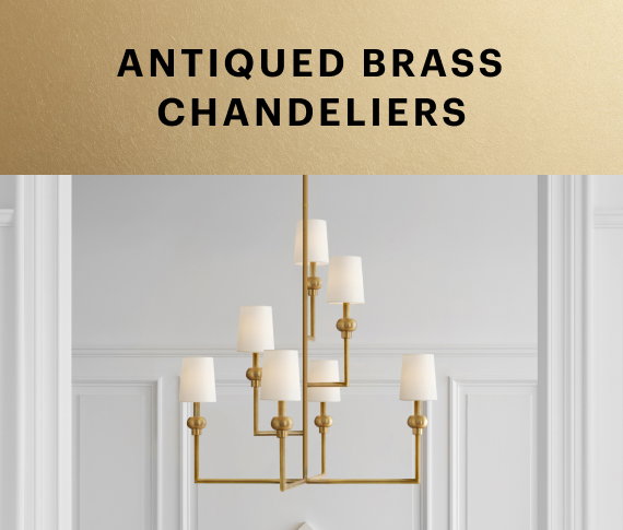 Antique Brass Chandeliers