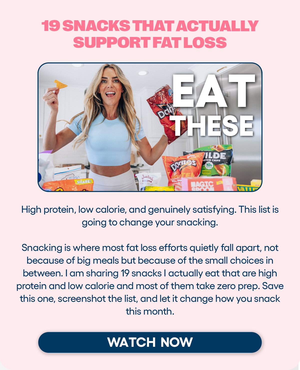 19 fat loss snack swaps