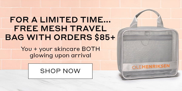 FREE MESH TRAVEL BAG WITH ORDERS $85+