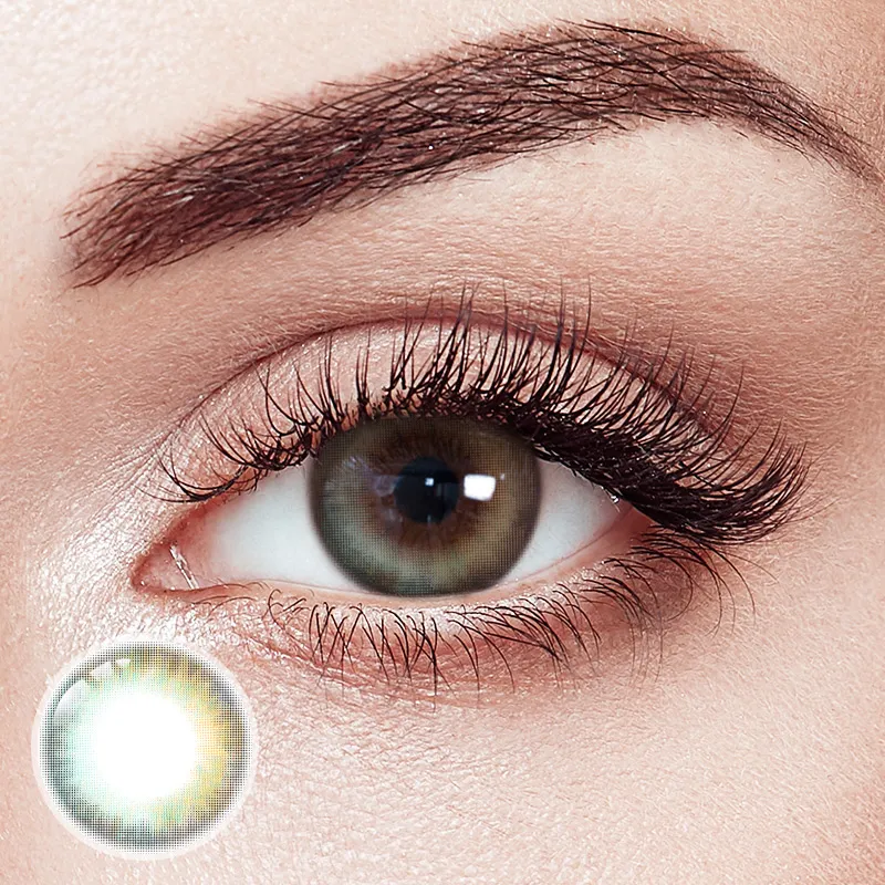 Mirrorball Green 6 Months Contact Lenses