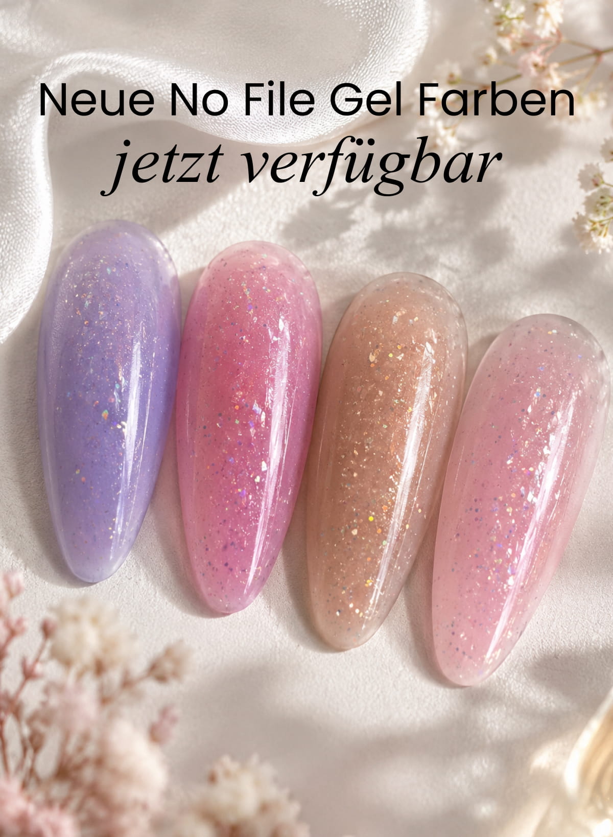 Neue No File Gel Farben