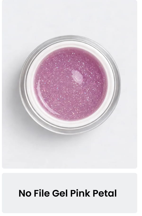 No File Gel Pink Petal