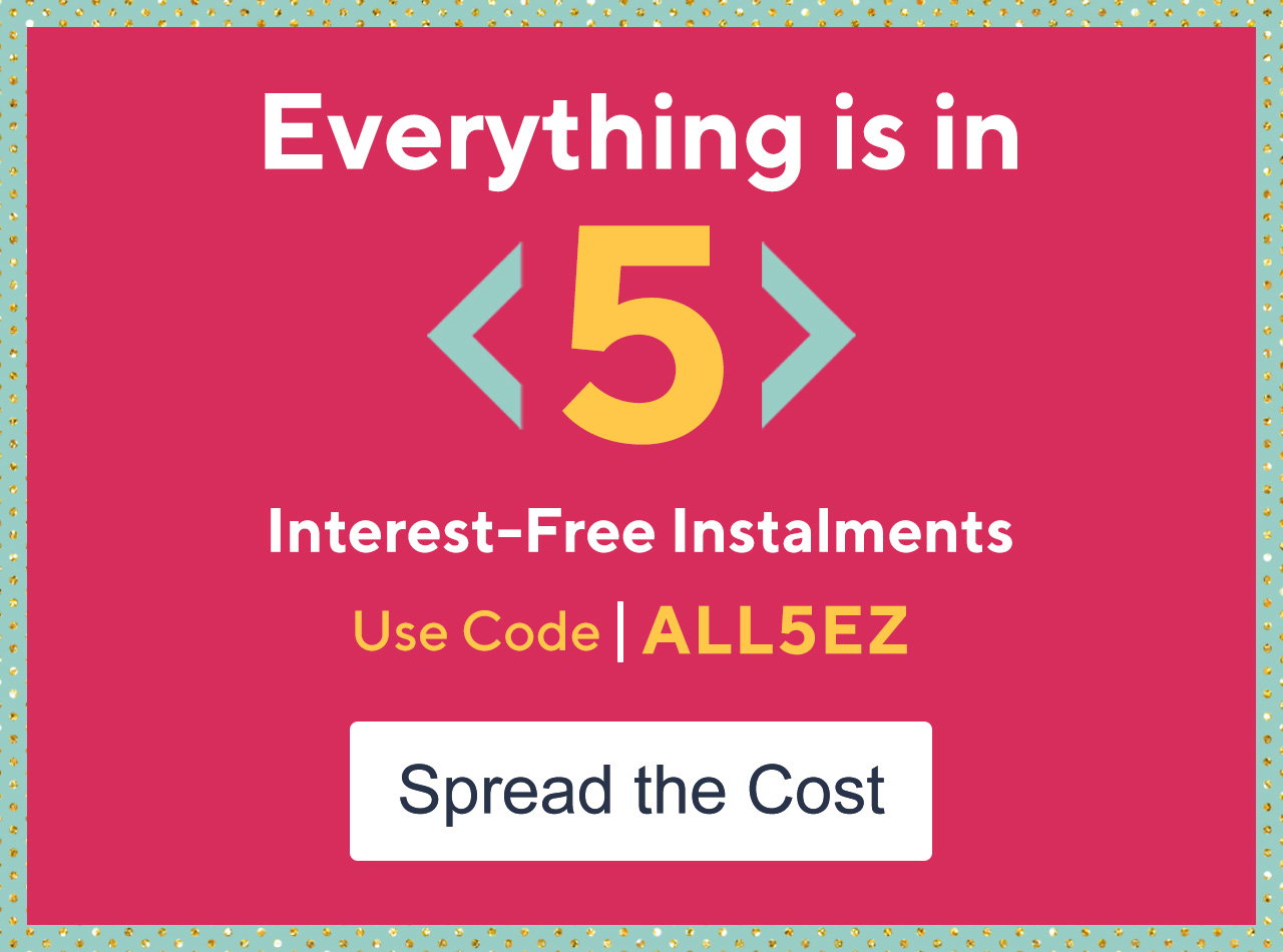 Pay in 5 with code ALL5EZ