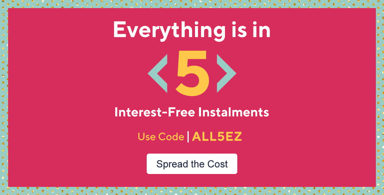 Pay in 5 with code ALL5EZ