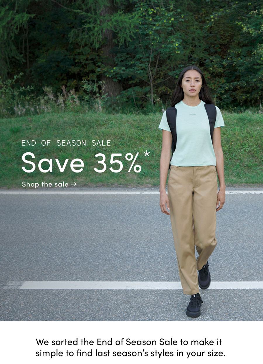 Shop End Of Season Sale apparel at icebreaker.com