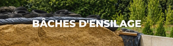 Une sélection de bâches d'ensilage