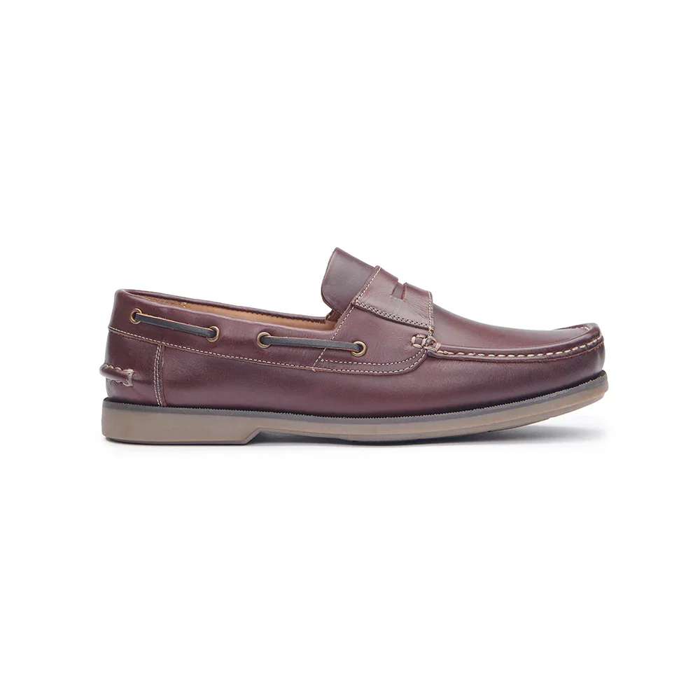 Image of Slip On Deck Shoe - Brown
