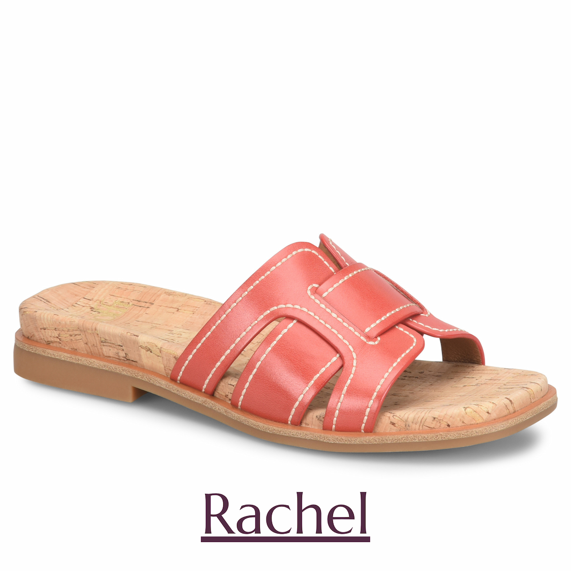 Söfft Rachel slide sandal in red
