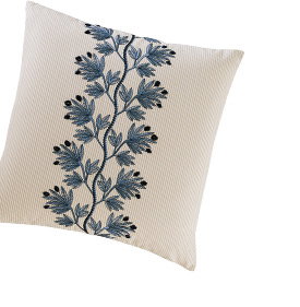Apolline Embroidered Stripe Pillow