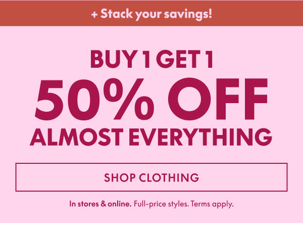 BOGO 50% Off