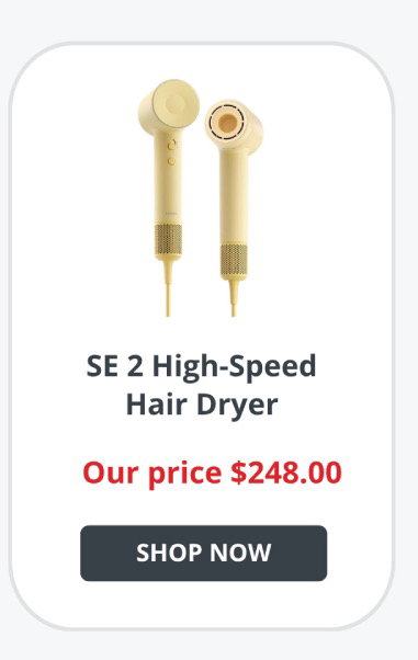 Laifen SE 2 High Speed Hair Dryer - Pastel Yellow